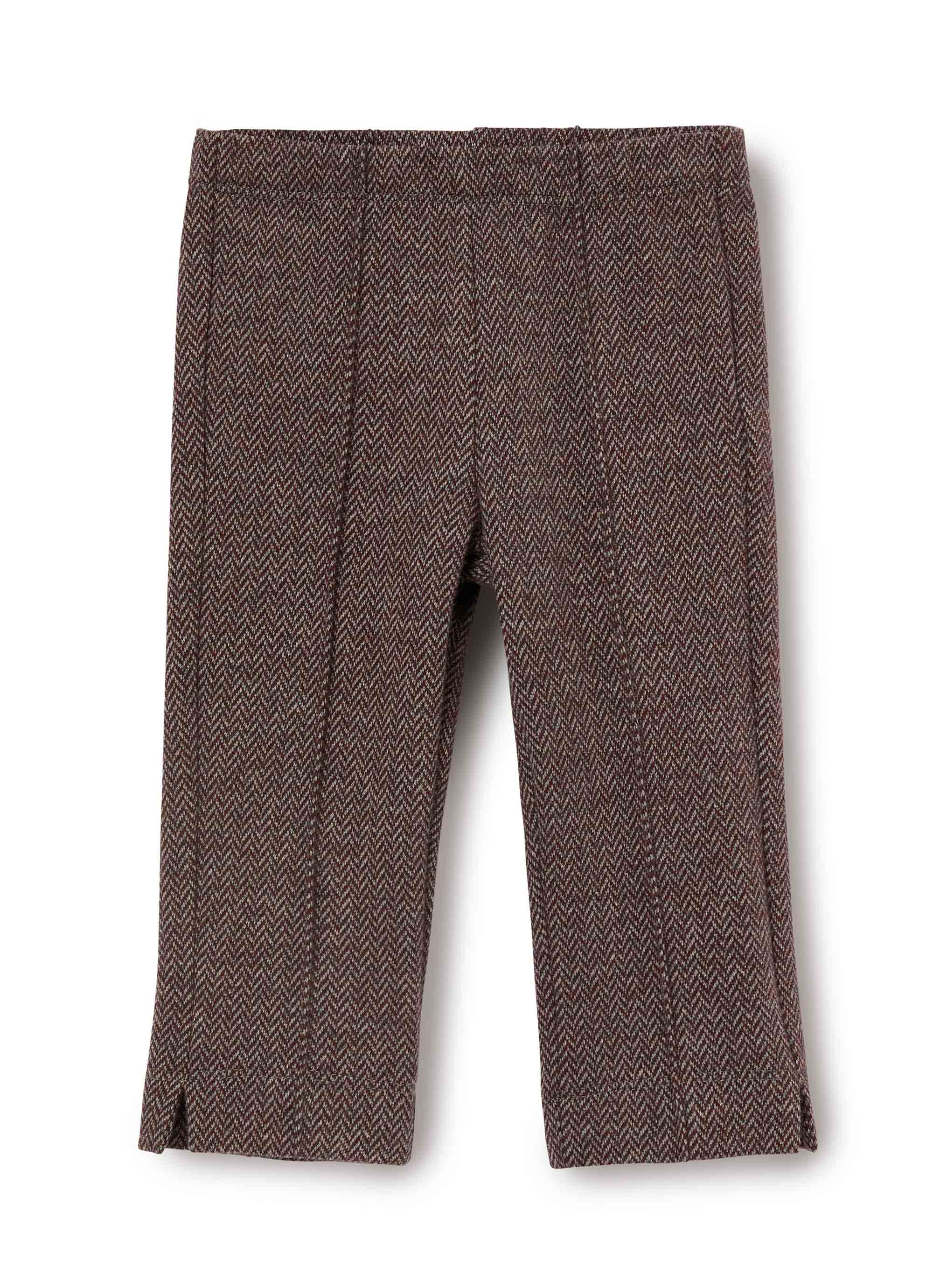 burgundy skinny trousers