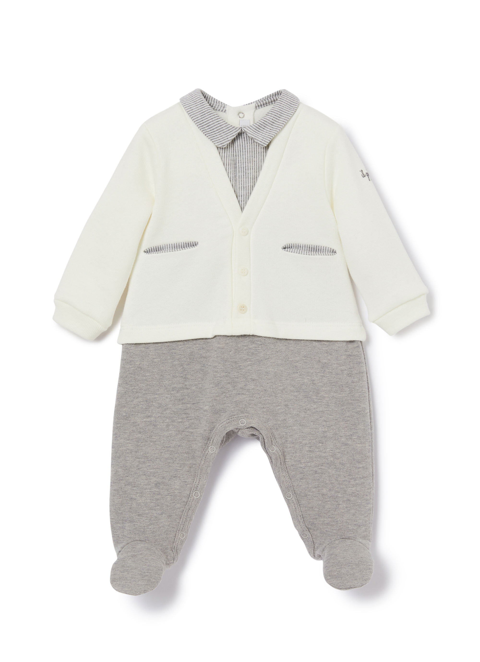 fleece onesie baby boy