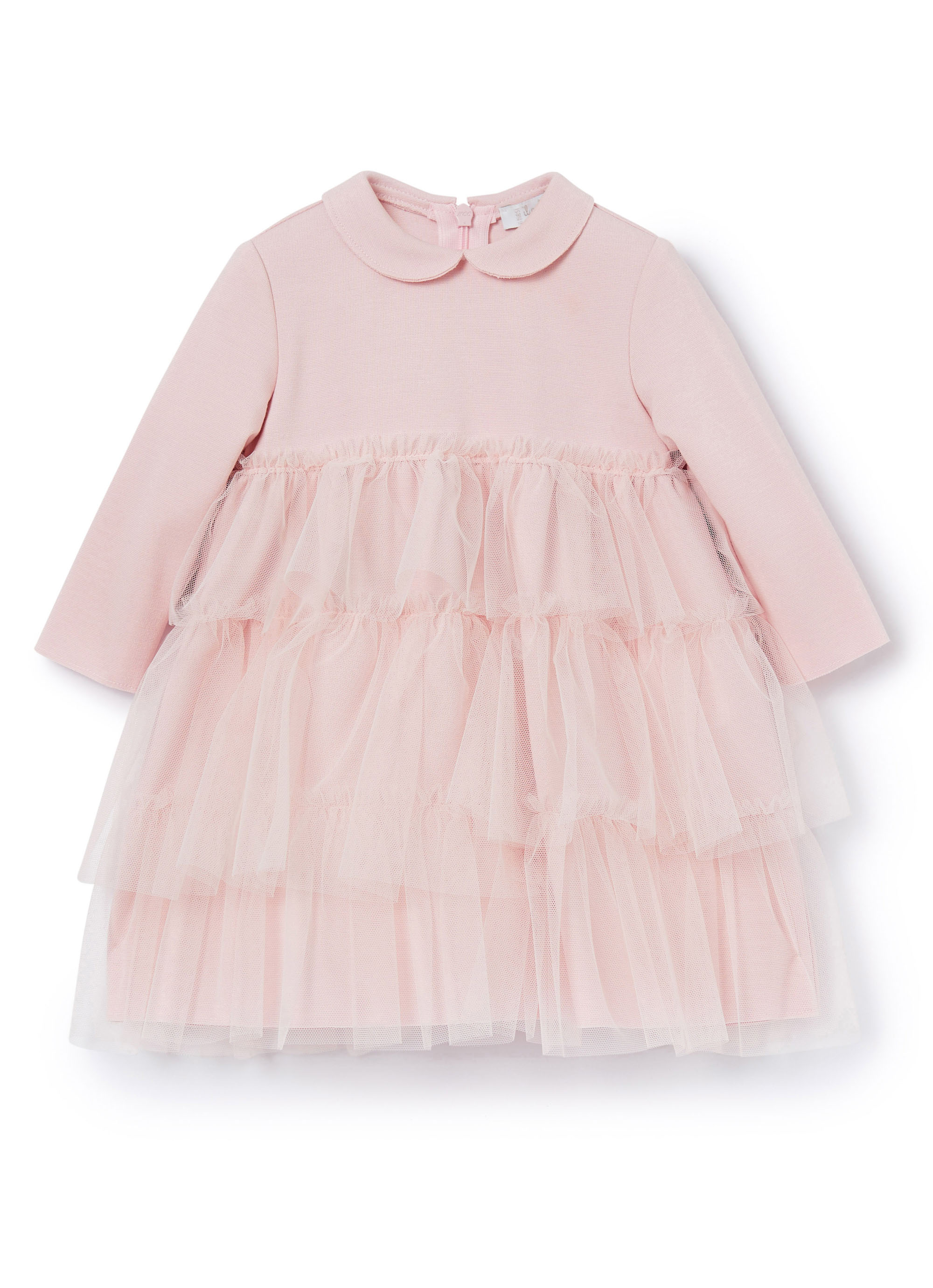baby pink dress with sleeves